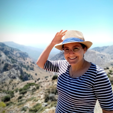 Bild unserer Reiseleitung Christina Hadjiafxenti