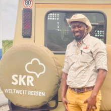 Bild unserer Reiseleitung Godlove Ngira