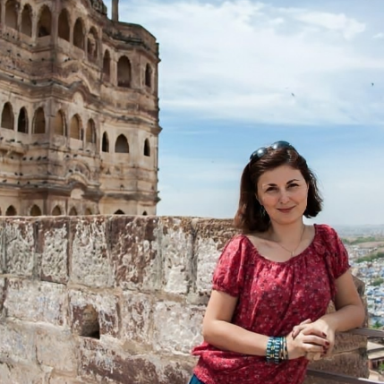 Bild unserer Reiseleitung Sofia Dekanozishvili