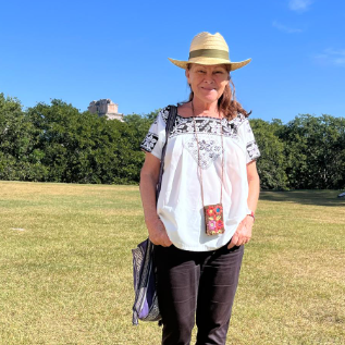 Bild unserer Reiseleitung Susanne Luna