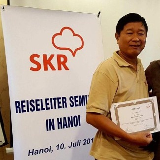 Bild unserer Reiseleitung Van Thanh Tran