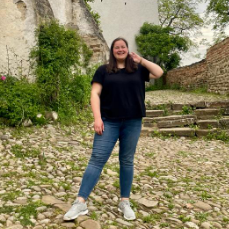 Bild unserer Reiseleitung Anna Henning