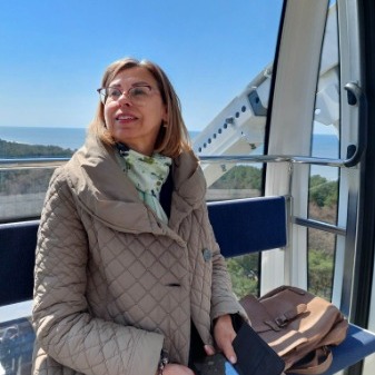 Bild unserer Reiseleitung Birute Strielaite