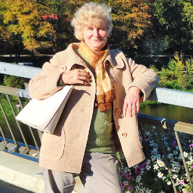 Bild unserer Reiseleitung Laila Steinberga