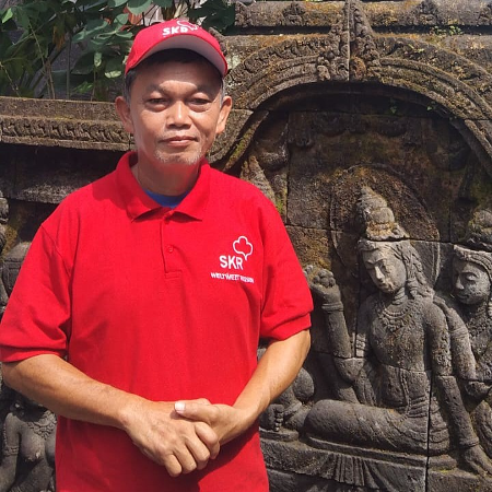 Bild unserer Reiseleitung Adelbert Purba