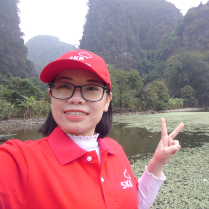 Bild unserer Reiseleitung Thi Hong Gam Nguyen