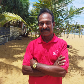 Bild unserer Reiseleitung Charles Kithsiri Gunawardena