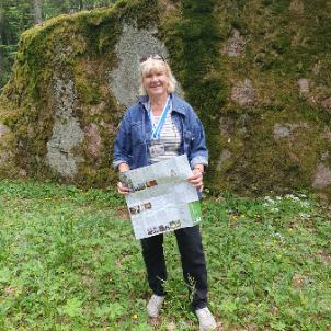 Bild unserer Reiseleitung Aija Rutka