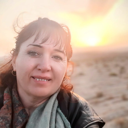 Bild unserer Reiseleitung Iroda Yuldasheva