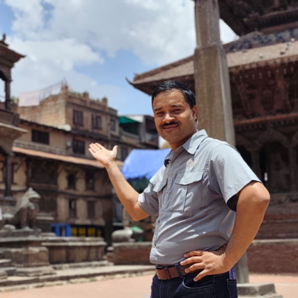 Bild unserer Reiseleitung Pratik Dahakal