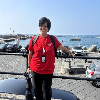 Bild unserer Reiseleitung Marilisa Mellino