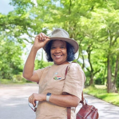 Bild unserer Reiseleitung Shirley Kienberger