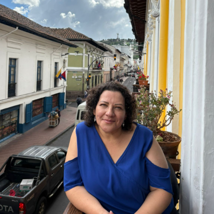 Bild unserer Reiseleitung Sandra Zurita