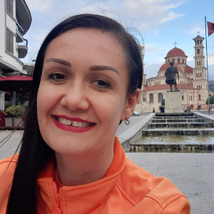 Bild unserer Reiseleitung Lindita Begolli