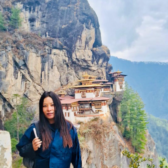 Bild unserer Reiseleitung Kinga Wangmo