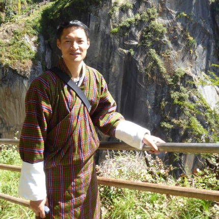 Bild unserer Reiseleitung  Thinley