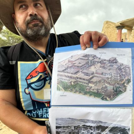 Bild unserer Reiseleitung Dionyssis Xenikakis