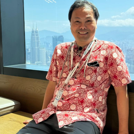 Bild unserer Reiseleitung Hong Leong