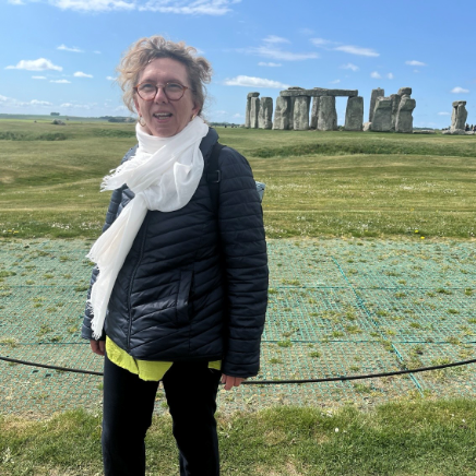 Bild unserer Reiseleitung Annelore Vogel